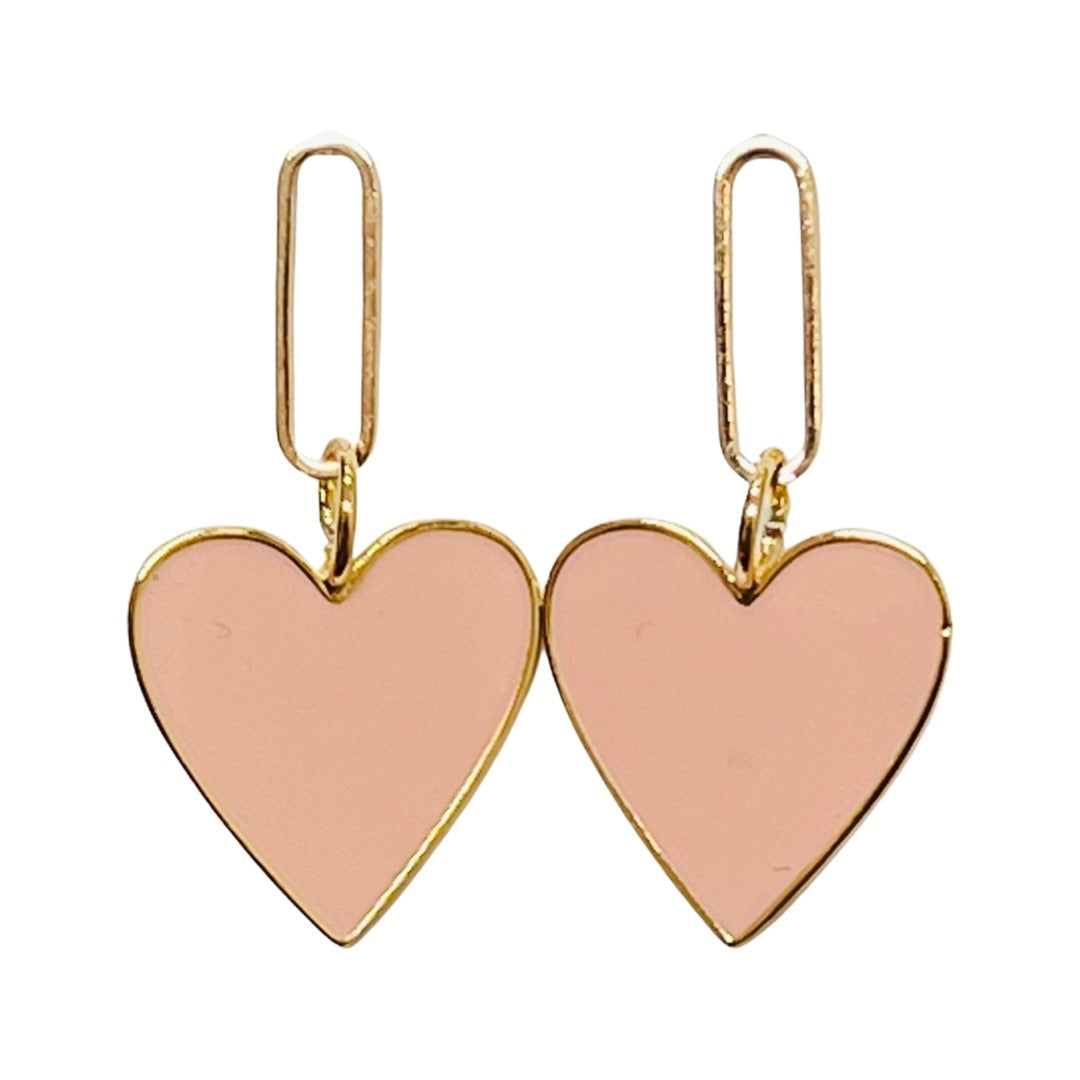 Hearts on Fire Peach Earrings